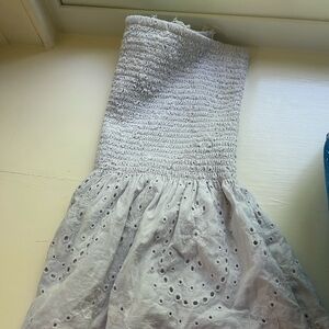 Skylar and Madison Isabelle’s cabinet eyelet cute skirt